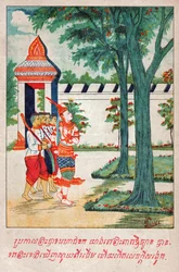 Mahajanaka Jataka (illustration)