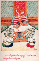 Mahajanaka Jataka (illustration)