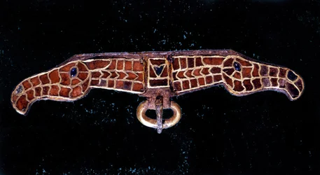 Fibule mérovingienne. Musée de Saint-Germain-en-Laye