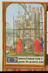La construction de la tour de Babel, Bruges ou Gand, c.1500