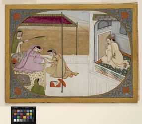 Un Prince Espionnant les Préparatifs de sa Maîtresse, c.1800