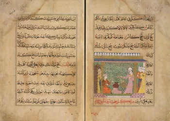 Le sultan Ghiyath al-Din supervise la préparation des médicaments