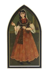 Une jeune femme, par un suiveur de Mohammad Hassan, artiste inconnu