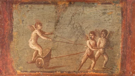 Cupidons dans un char, Herculanum