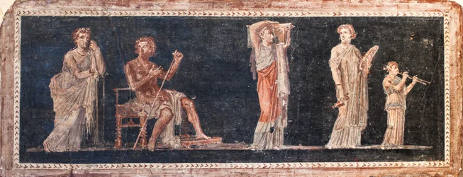 Scène dionysiaque, Herculanum