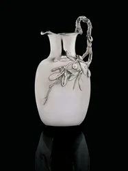 Pichet en argent, marqué Grachev Brothers avec le Mandat Impérial, St, vers 1899