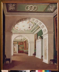 Ensemble de pièces dans le palais Stroganov à Saint-Pétersbourg