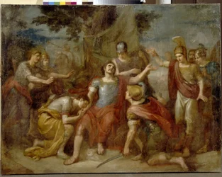 Grand prince Dimitri IV Donskoi de Moscou à la bataille de Koulikovo