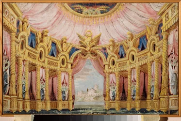 Hall avec colonnade