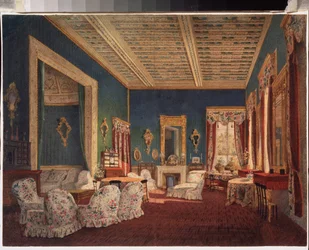 Intérieur du manoir de Denezhnikovo