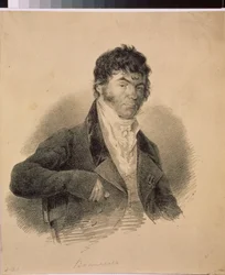 Portrait du premier philologue russe Alexandre K. Vostokov (1781-1864)