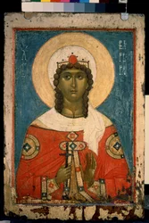 Représentation de sainte Barbe