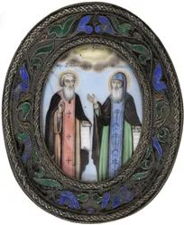 Les saints Dimitri de Rostov (1651-1709) et Ignace Briantchaninov (mort en 1867)
