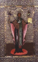 Saint Nicolas de Mozhaisk, icône, c.1700