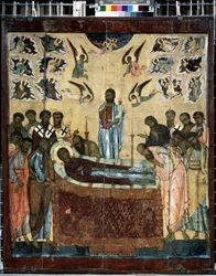 Dormition de la Vierge, icône russe