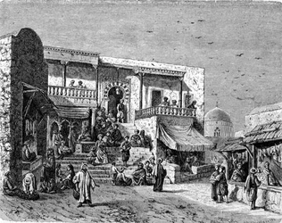 Café mauresque à Sidi-Bou Said