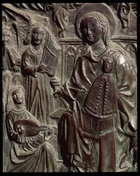 Notre-Dame de Guadalupe avec des anges