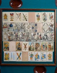 Cartes à jouer, (détail)