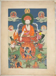 Add. Or. 3056, Un des 12 dessins représentant des divinités tibétaines par un artiste tibétain, probablement à Lhassa, c.1800