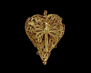Pendentif, vers 1900 (or)