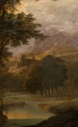 Paysage avec château au loin, 1725