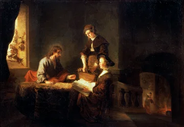 Le Christ dans la maison de Marthe et Marie, 17e siècle