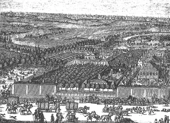 Quartier allemand Nemetskaya sloboda à Moscou, 1705