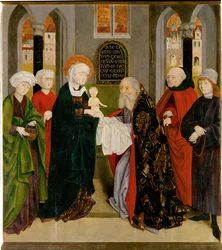 La Présentation au Temple (peinture sur bois)
