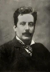 Portrait du compositeur italien Giacomo Puccini (photo)