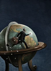Le tour du monde en quatre-vingts jours, 2008 (planche à gratter, colorisée numériquement)