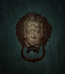 Jacob Marley, 2019 (planche à gratter, colorisée numériquement)