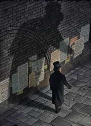 Jekyll  Hyde, 2011 (scratchboard, colorisé numériquement)
