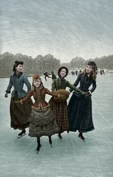 Little Women, 2004 (planche à gratter, colorisée numériquement)