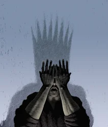 Macbeth, 2000 (scratchboard, colorisé numériquement)