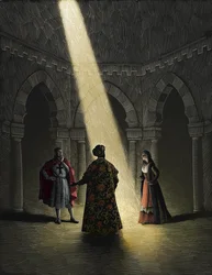 Nathan le sage, 2008 (scratchboard, colorisé numériquement)