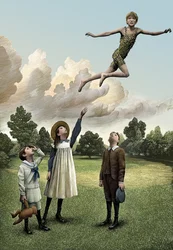 Peter Pan, 2008 (planche à gratter, colorisée numériquement)