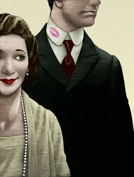 The Constant Wife, 2005 (scratchboard, colorisé numériquement)