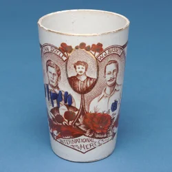 Chope souvenir Angleterre contre Écosse (céramique)
