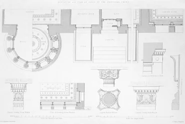 Détails extérieurs et intérieurs de Holmwood, Glasgow