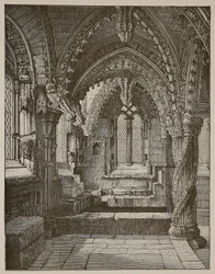 Coin sud-est de la chapelle de la Dame, Rosslyn