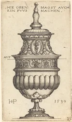 Double Gobelet avec Médaillons Ovales