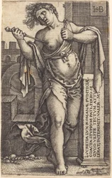 Lucrèce debout