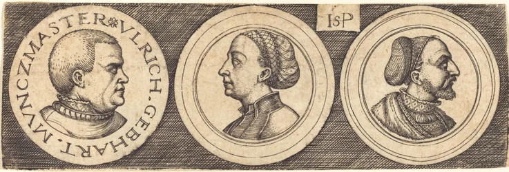 Trois Médailles avec Portraits
