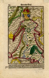 Carte allégorique de l