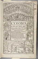 Page de titre de Cosmographia, 1544