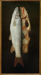 Nature morte de poissons