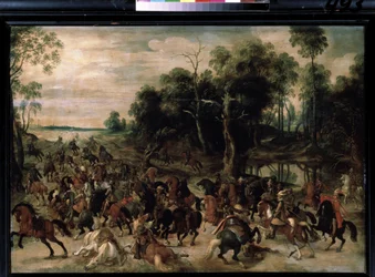 Attaque de cavalerie, vers 1615