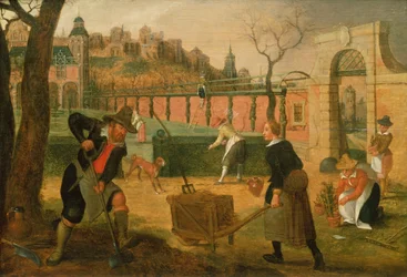 Jardiniers au travail