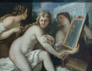 Bethsabée au bain, fin du XVIIe siècle (huile sur toile)