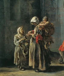Mendiants (détail)